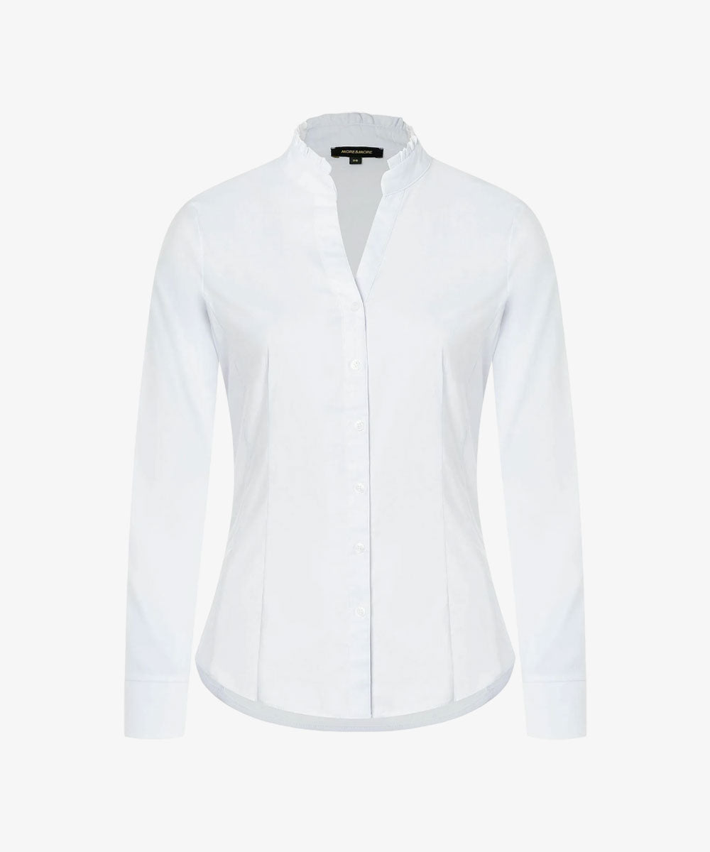 Burberry Brit Light Blue Novacheck Detail Cotton Shirt