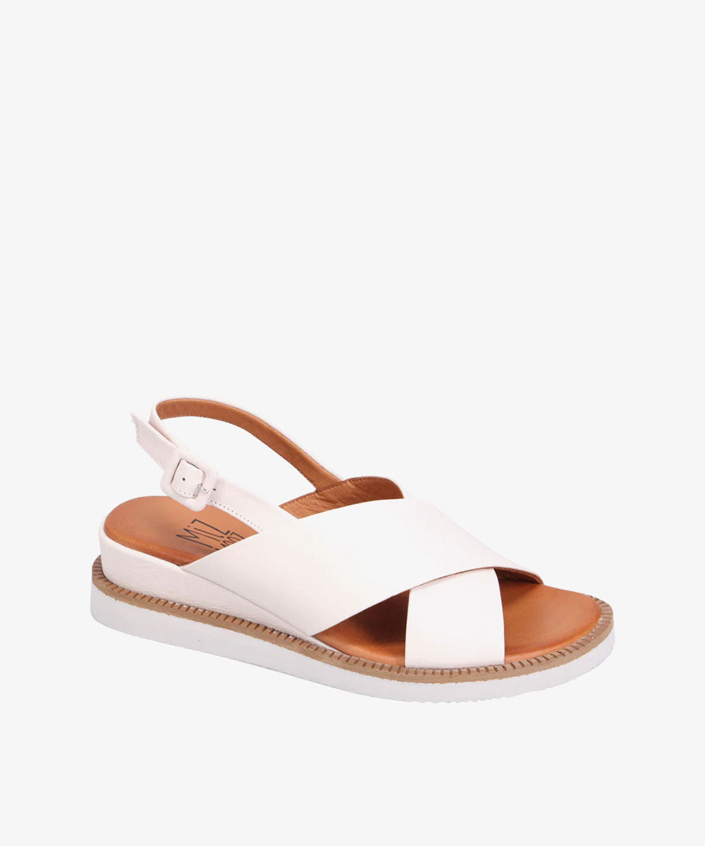Lizoleor Slip On Block Sandal Women Pointed Toe