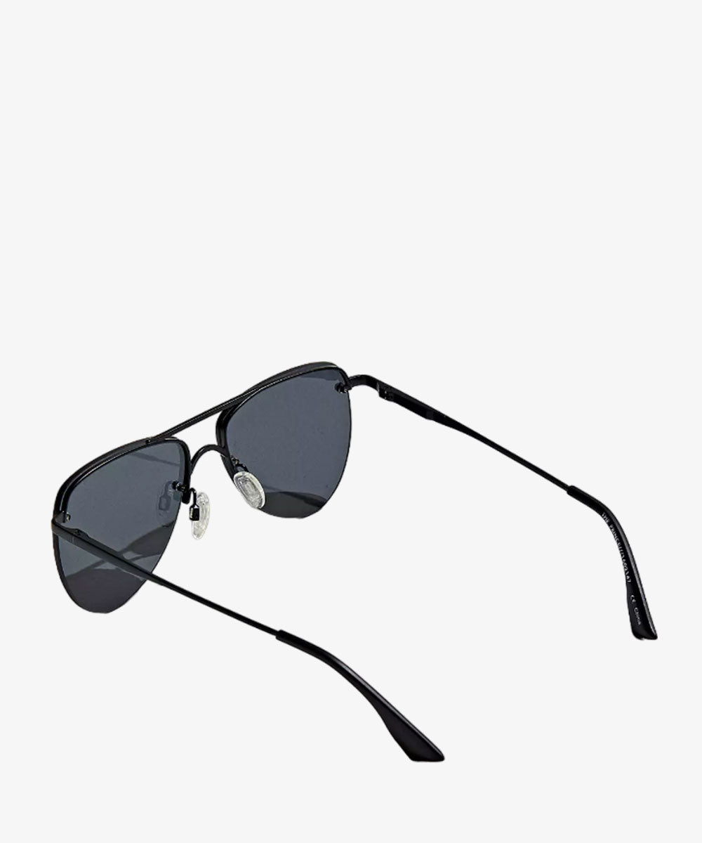 Metal Frame Round Shade Sunglasses Mirror Lens For Men & Women
