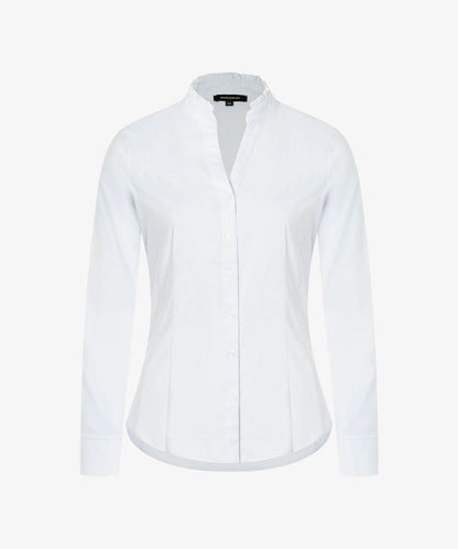 Burberry Brit Light Blue Novacheck Detail Cotton Shirt