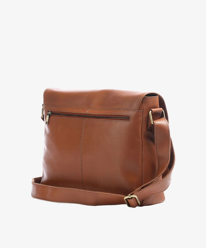 The Venture Leather Messenger Bag Compact and Lightweight