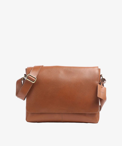 The Venture Leather Messenger Bag Compact and Lightweight
